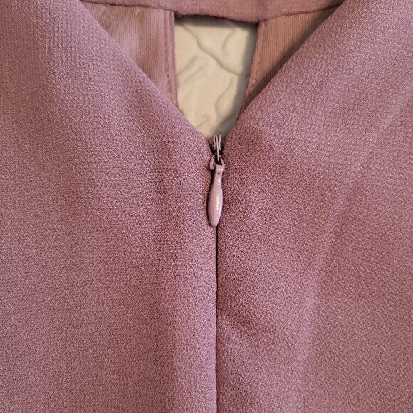 NWT Maya Brooke Tea Rose Sequined Lightweight 2 Piece Tank Dress & Jacket Sz 10 - Picture 10 of 15